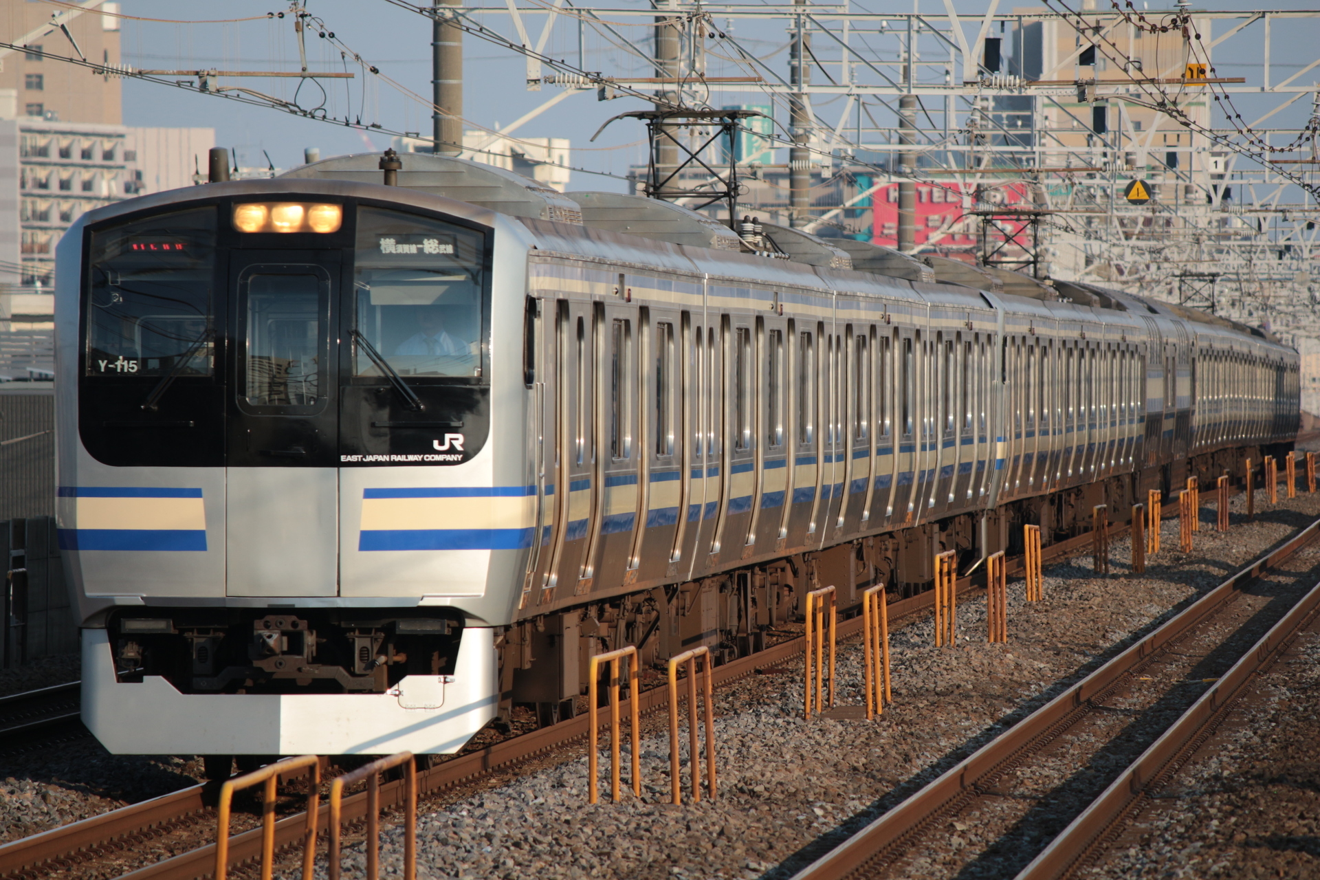 撮影地ガイド Jr東日本総武緩行線 快速線 下総中山駅 Hibaru55鉄道記